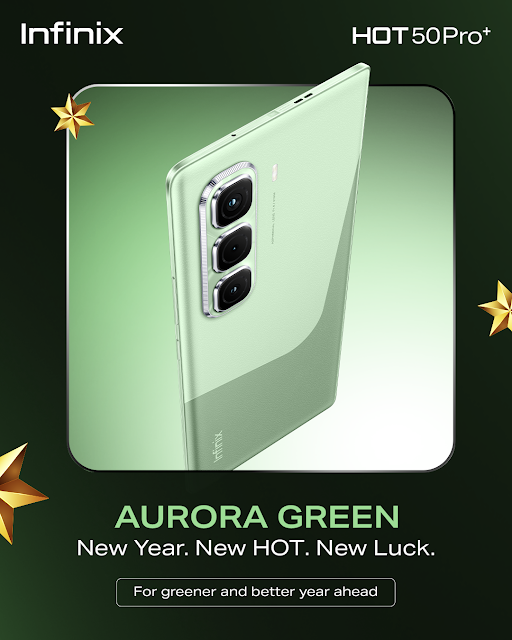 Infinix HOT 50 Pro+ Aurora Green