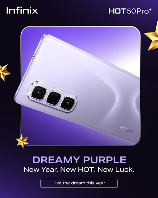 Infinix HOT 50 Pro+ Dreamy Purple