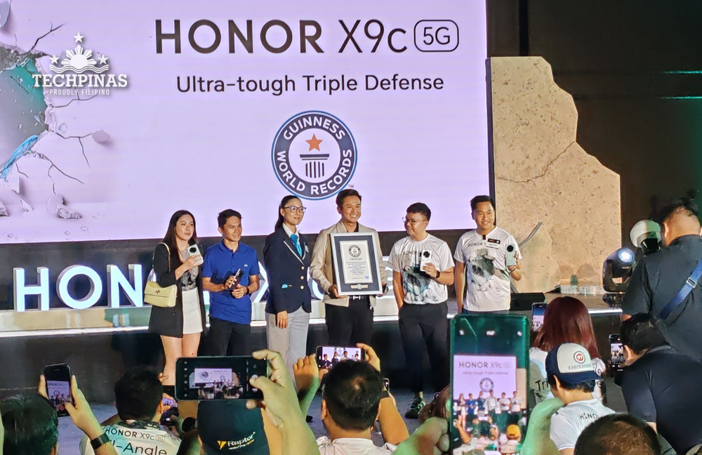 HONOR Philippines Guinness World Record HONOR X9c 5G, Stephen Cheng, Eason de Guzman, Pao Oga, Joepy Libo-on, Fumika Fujibuchi