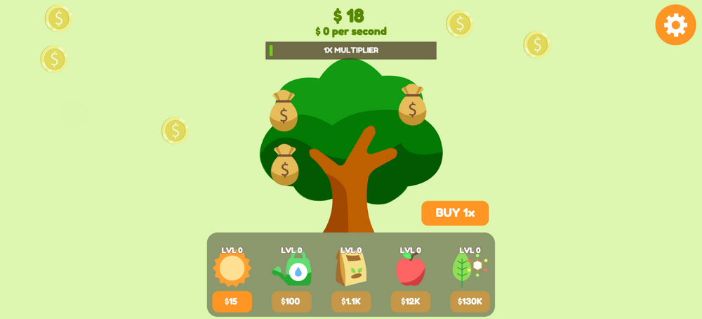 Idle Money Tree Game