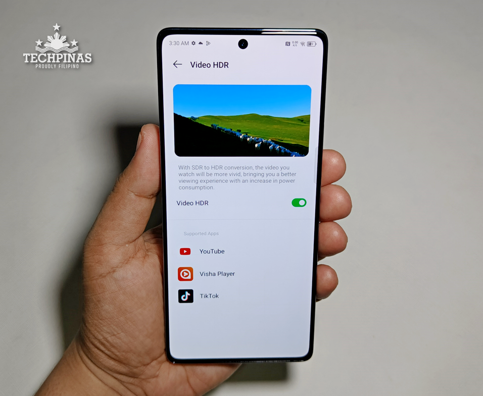 Infinix GT 20 Pro HDR Video