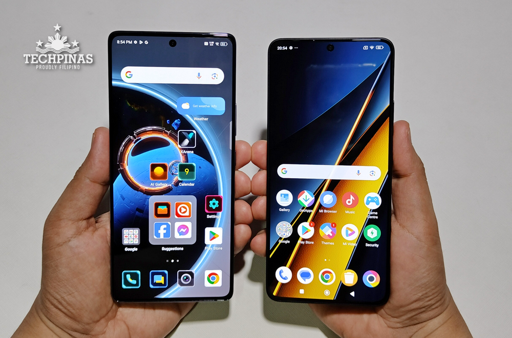 Infinix GT 20 Pro vs Poco X6 Pro 5G Display