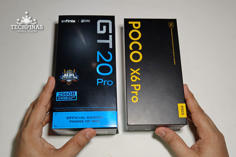 Infinix GT 20 Pro vs Poco X6 Pro 5G Box