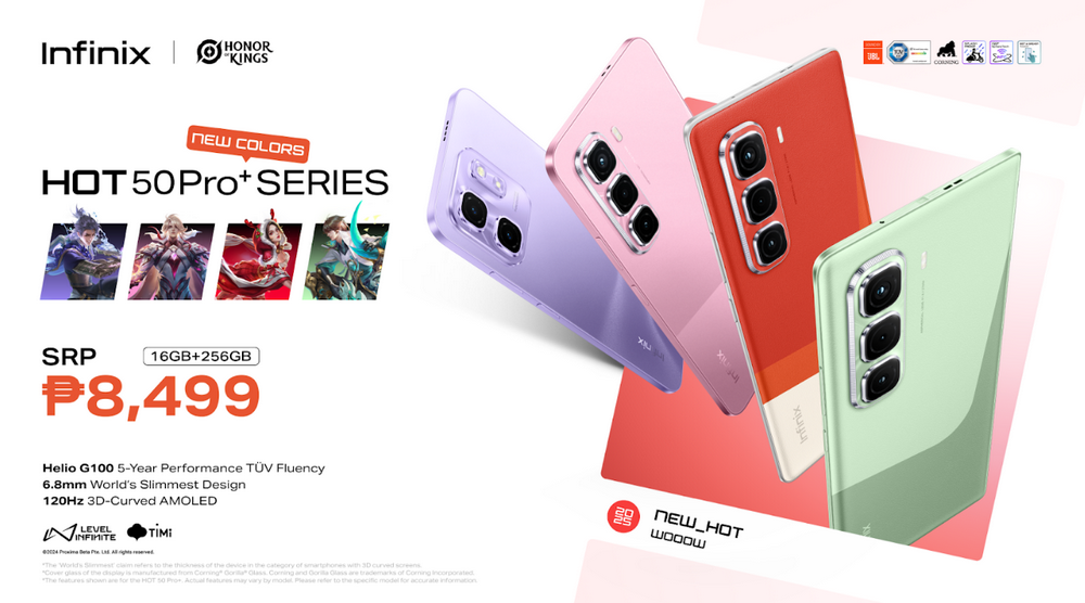 Infinix HOT 50 Pro+ New Colors