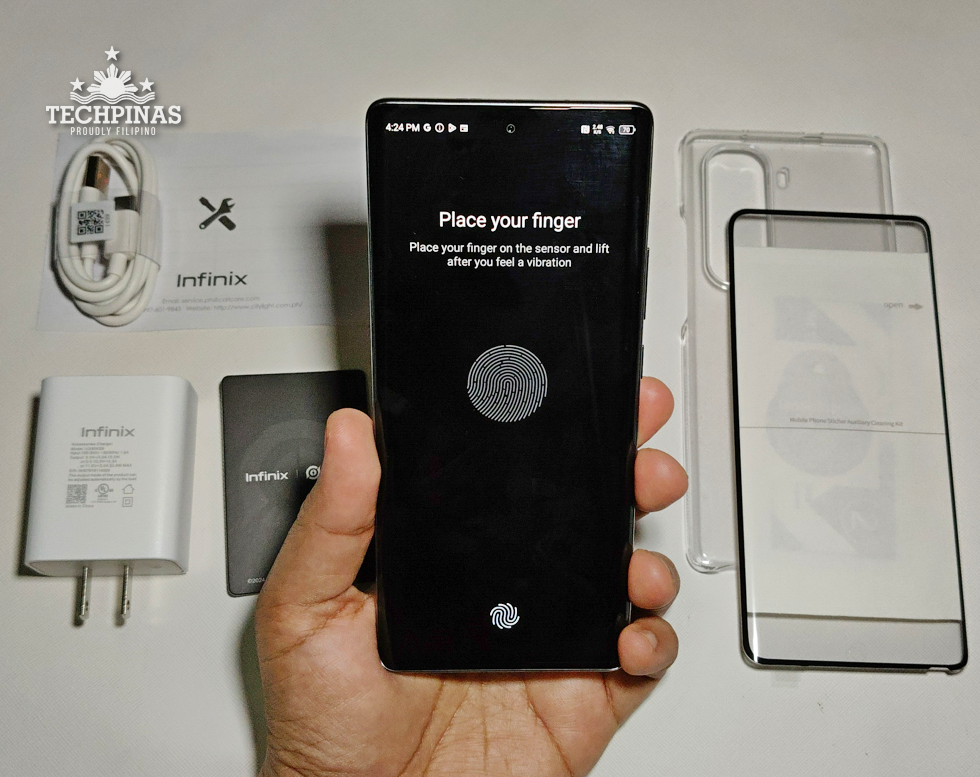 Infinix HOT 50 Pro+ Optical Under-Display Fingerprint Scanner