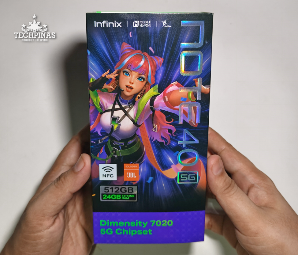 Infinix NOTE 40 5G Exclusive Mobile Legends Bang Bang Astral Muse Esmeralda Box Sleeve