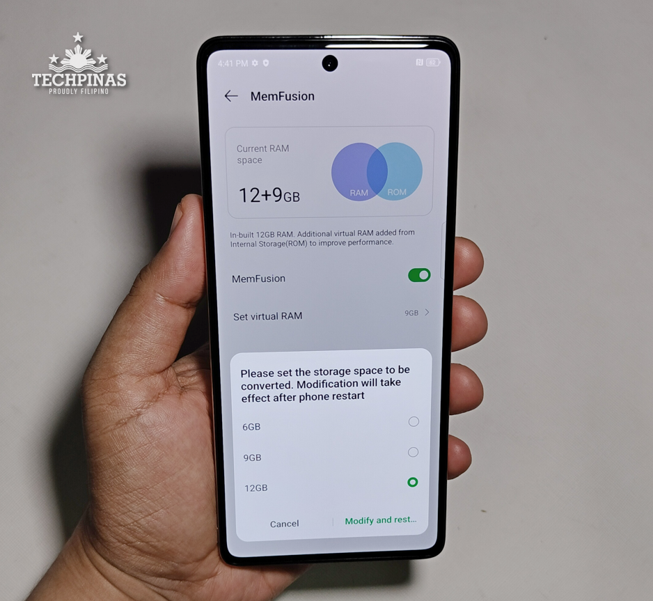 Infinix NOTE 40 5G MemFusion