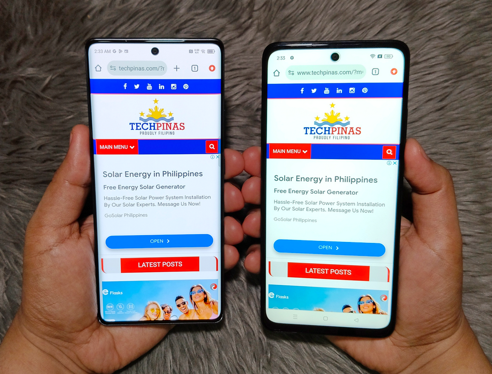 Infinix HOT 50 Pro+ vs OPPO A60 Display