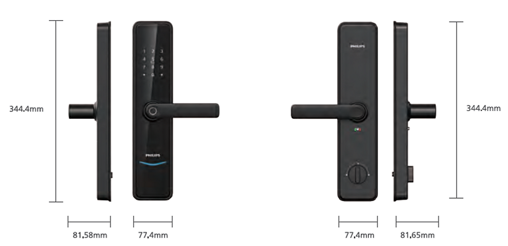 Philips EasyKey DDL603E-5HWS