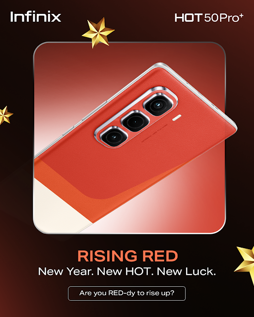 Infinix HOT 50 Pro+ Rising Red